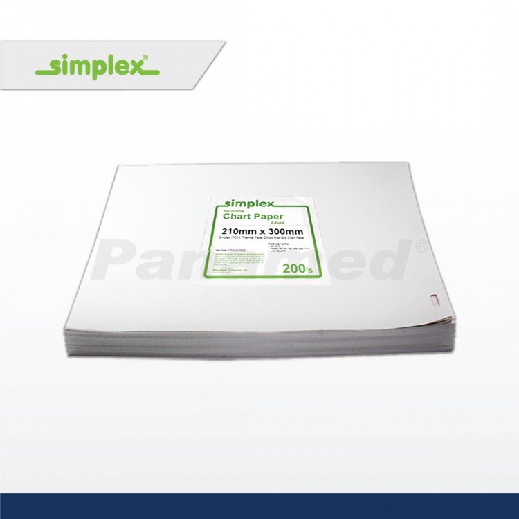 Simplex Thermal Print Paper 210mm x 300mm (sold per pack of 200s)